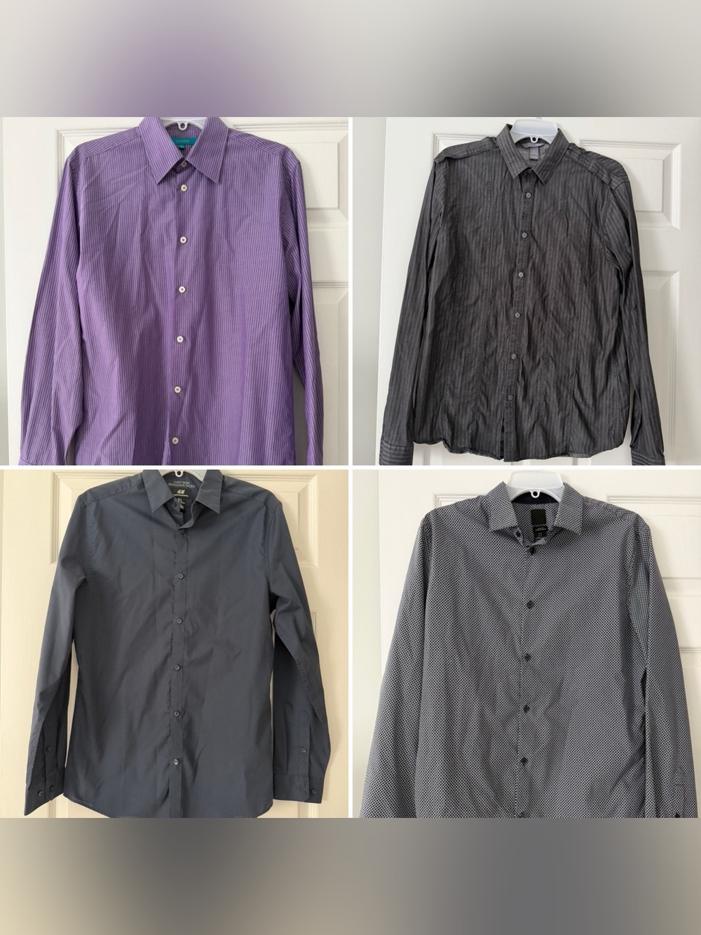 Men's Dress Shirt Bundle - 4 shirts